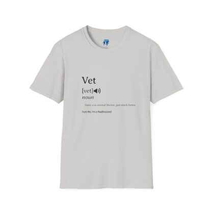 Cool Veterinarian Definition Unisex Softstyle T-Shirt, Pet Lover Gift, Animal Doctor Shirt, Gifts for Veterinary Students - Image 4